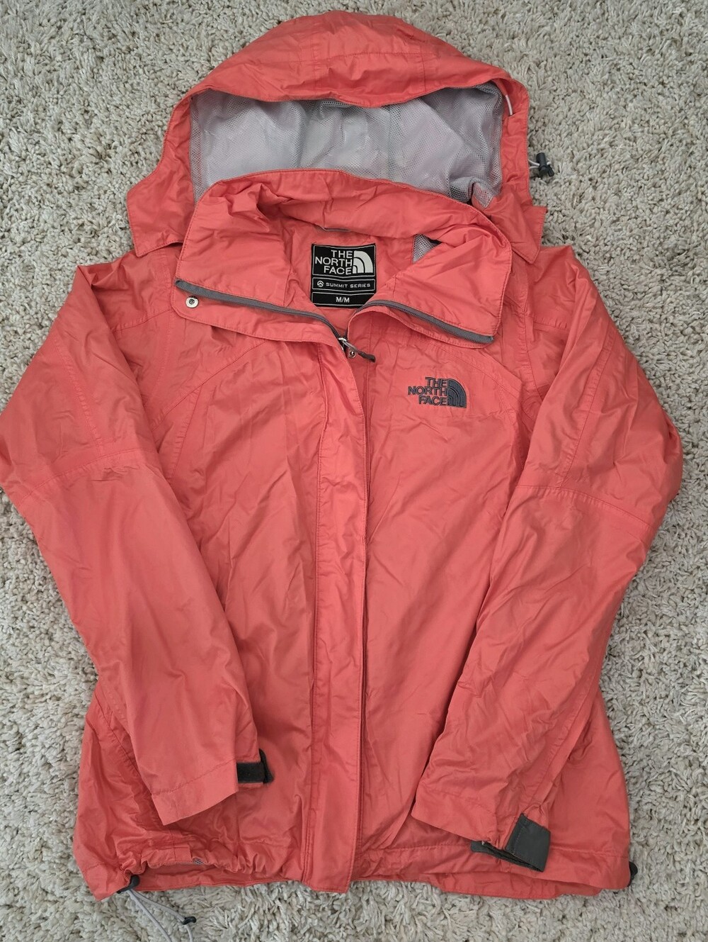 The North Face Women's Summit Series Full Zip Gore-Tex Raintex Hooded Jacket M
